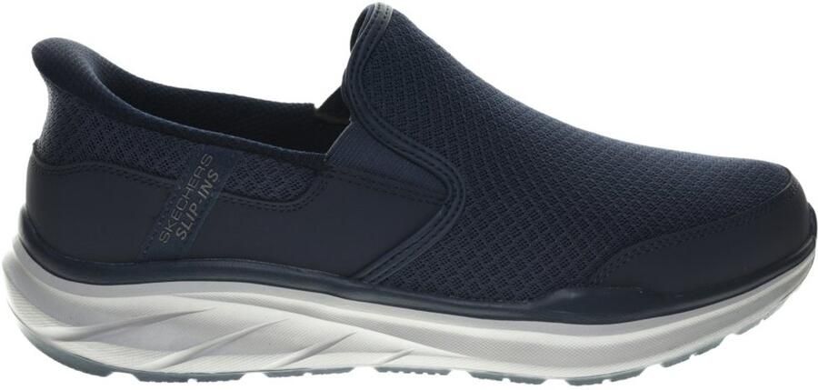 Skechers Blauwe Mocassin Heren Slip-ins