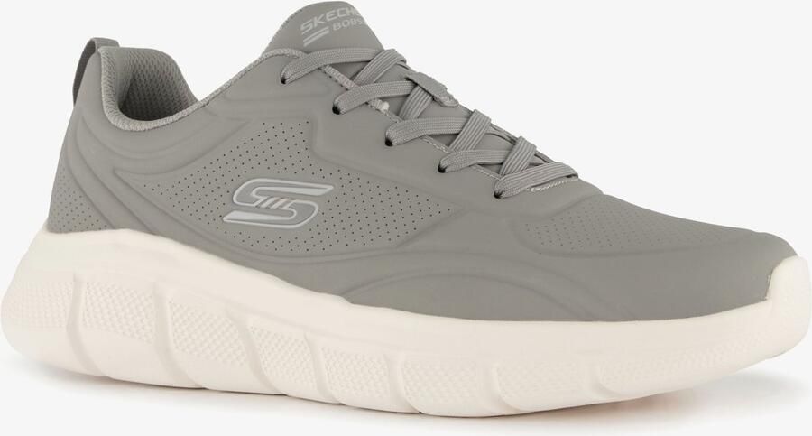 Skechers BOBS B Flex Arctic Edge heren sneakers grijs Extra comfort Memory Foam