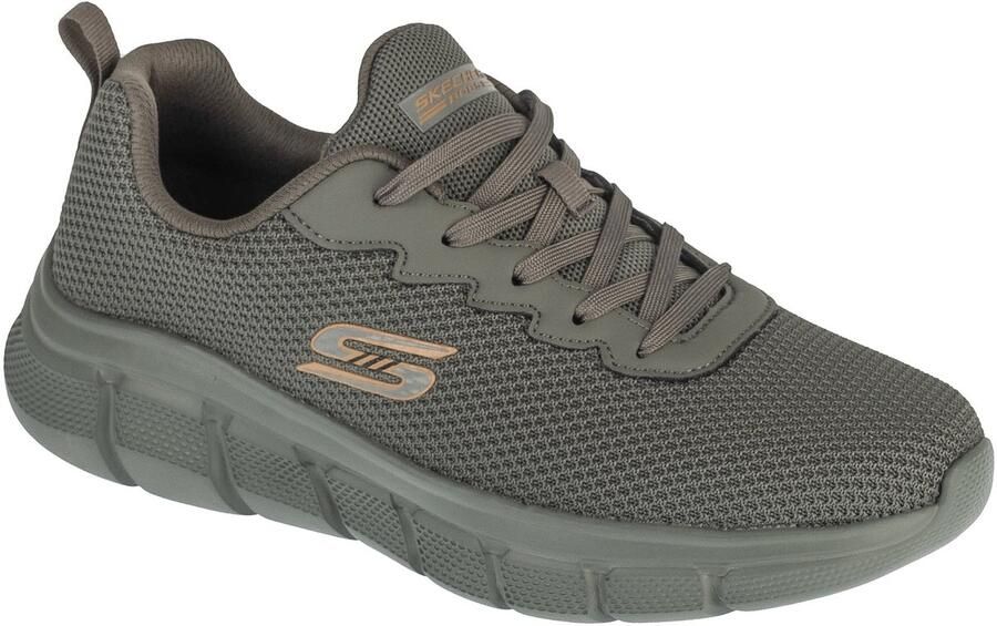Skechers Bobs B Flex Chill Edge Mannen Groen Sneakers