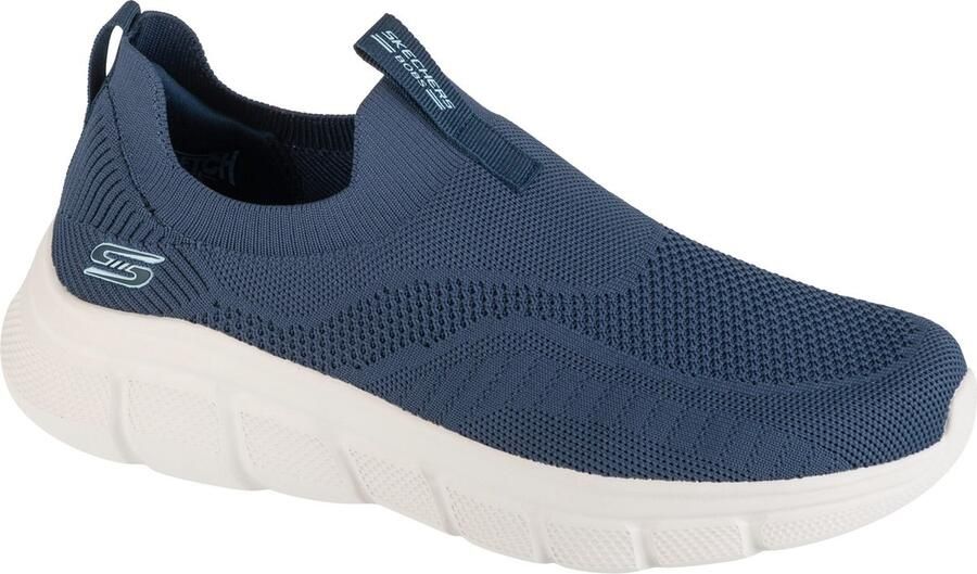Skechers Bobs B Flex Frigid Edge Mannen Marineblauw Sneakers