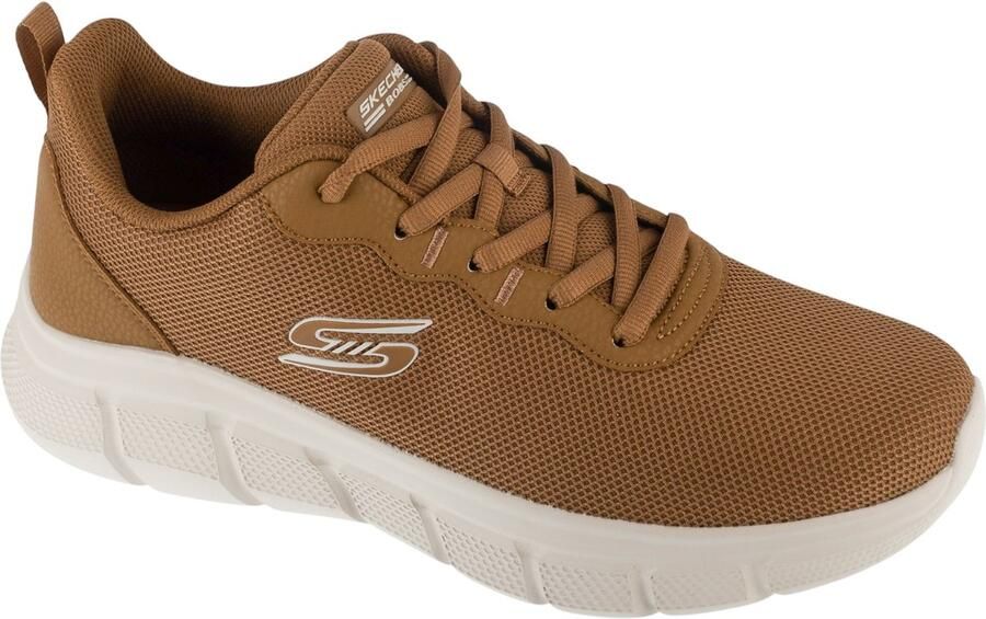 Skechers Bobs B Flex Icy Edge Mannen Bruin Sneakers