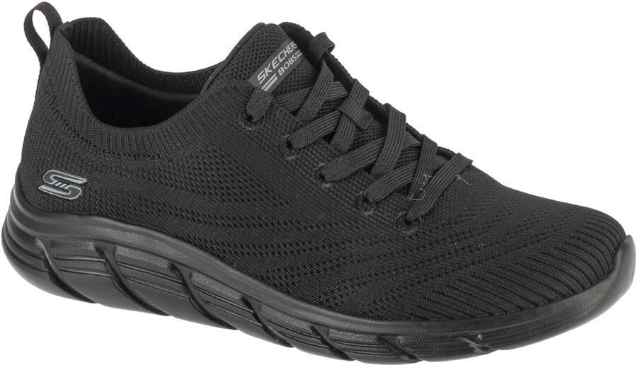 Skechers BOBS B FLEX LO-GRACEFUL STRIDE sneakers dames wit 117591 BBK Black