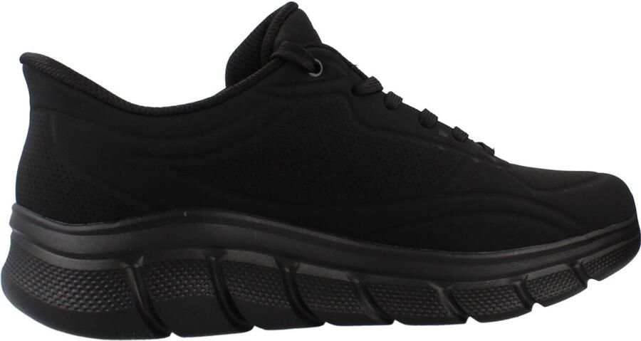 Skechers Heren BOBS B Flex Smooth Edge Sneakers Veterschoenen Zwart