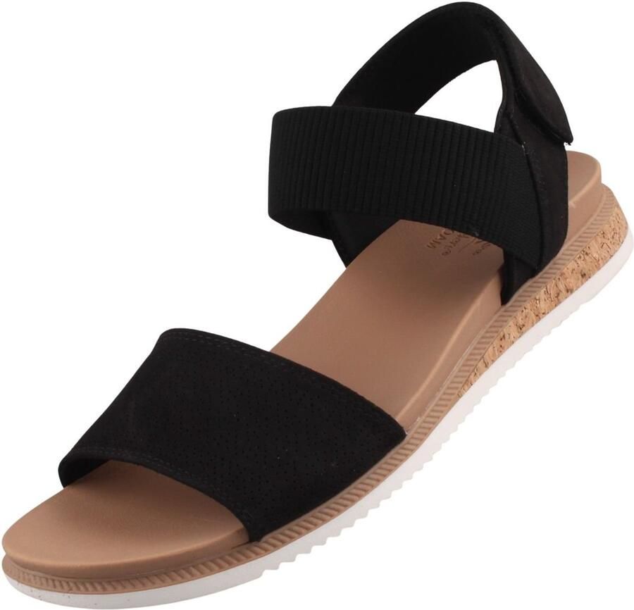 Skechers Sandalen BOBS Desert Kiss Low Top Look 114710 BLK Zwart
