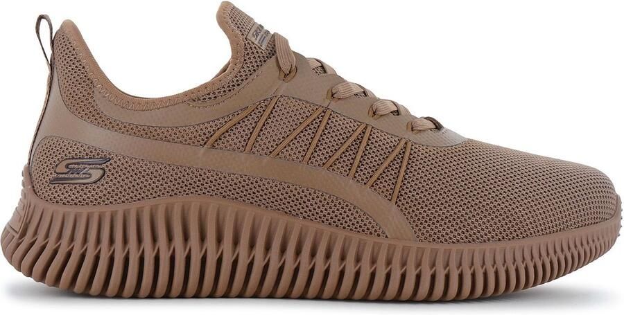 Skechers BOBS GEO Heren Sneakers vegane Schoenen Bruin 118171-CSNT