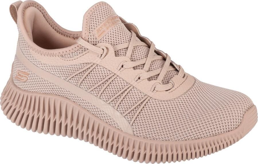 Skechers Bobs Geo-New Aesthetics Vrouwen Beige Sneakers