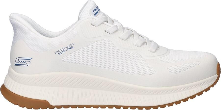 Skechers Slip-on sneakers BOBS SQUAD 4 Trainingsschoen sneaker veterschoen voor gemakkelijk in stappen