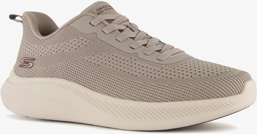 Skechers BOBS Moda Flex heren sneakers taupe Grijs Extra comfort Memory Foam