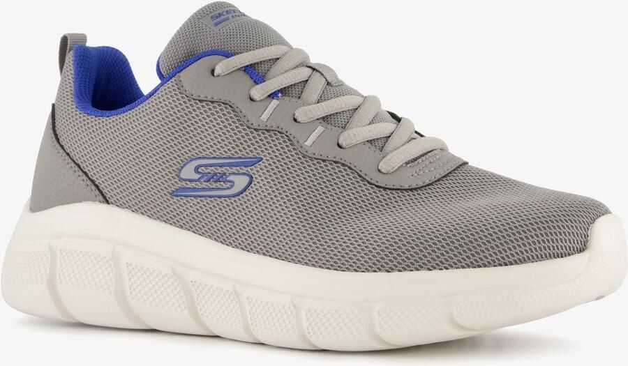 Skechers BOBS Sport B Flex Icy Edge heren sneakers blauw Extra comfort Memory Foam