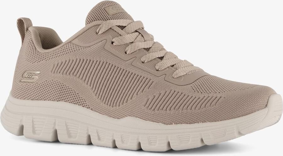 Skechers BOBS Sport B Lite dames sneakers beige Extra comfort Memory Foam