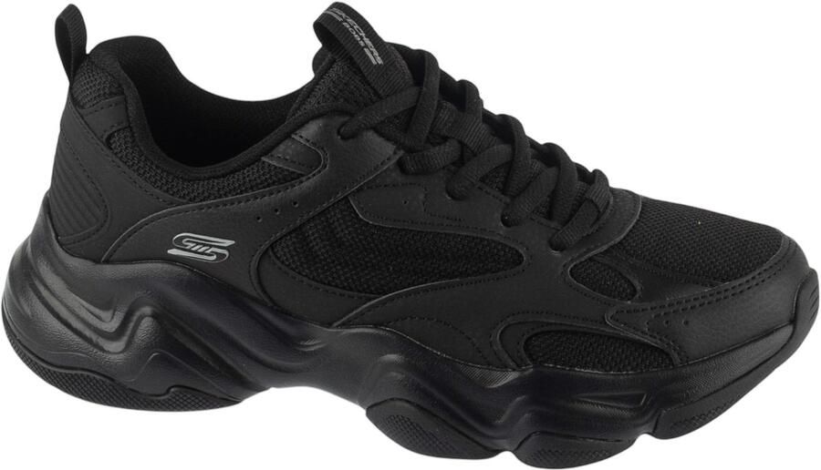 Skechers Bobs Sport Diego Vrouwen Zwart Sneakers - Foto 4