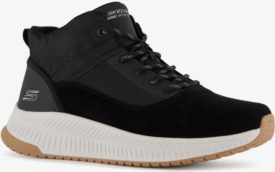 Skechers BOBS Sport Squad 4 hoge heren sneakers zwart Extra comfort Memory Foam