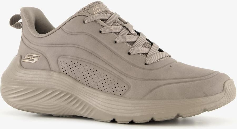 Skechers BOBS Sport Squad Waves dames sneakers beige Extra comfort Memory Foam