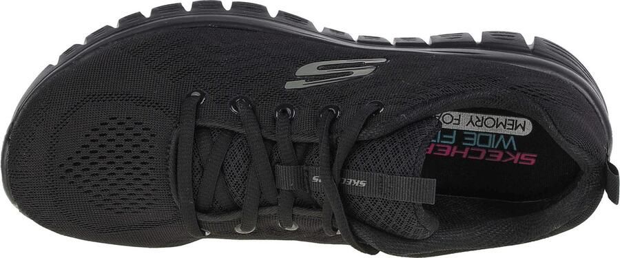 Skechers Sneakers Graceful Get Connected Vrijetijdsschoen lage schoen veterschoen in schoenwijdte G (wijd) - Foto 3