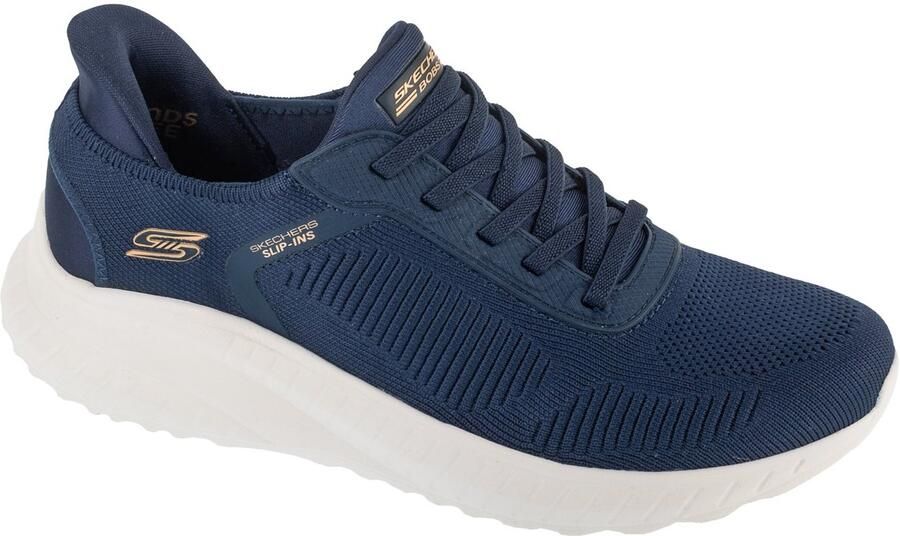 Skechers Slip-Ins: BOBS Sport Squad Chaos Current Muse Vrouwen Marineblauw Sneakers
