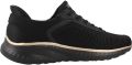 Skechers Bobs sqaud Chaos CURRENT MUSE sportschoenen voor dames Black Rose Gold - Zwart