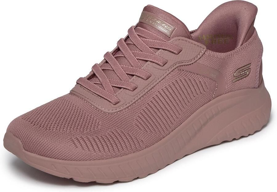 Skechers Slip-on sneakers BOBS SQUAD CHAOS-CURRENT MUSE Vrijetijdsschoen geschikt voor machinewas