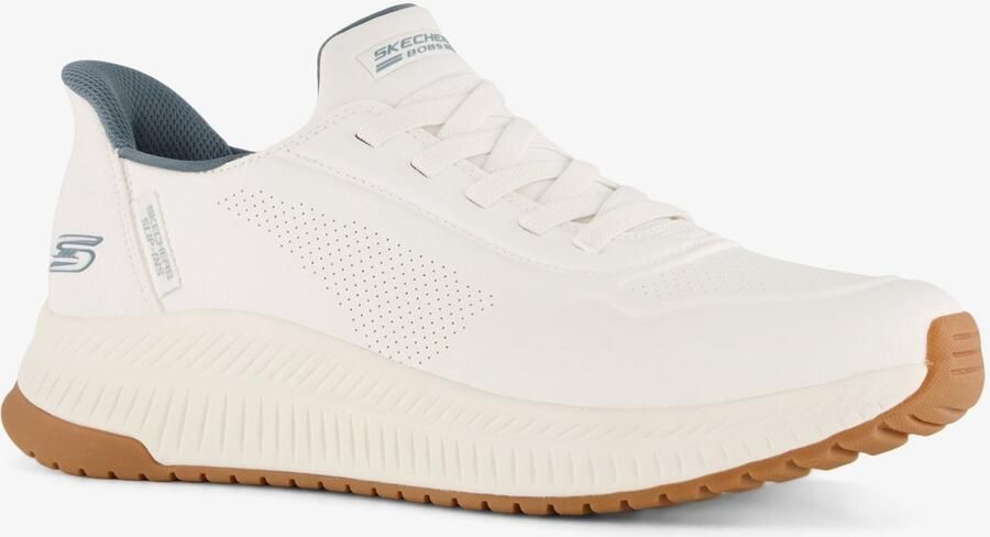Skechers Bobs Squad 4 heren sneakers wit Extra comfort Memory Foam