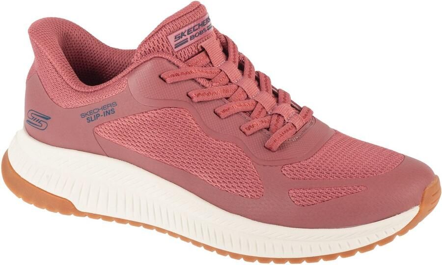 Skechers Slip-on sneakers BOBS SQUAD 4 Slippers vrijetijdsschoen lage schoen met memory foam