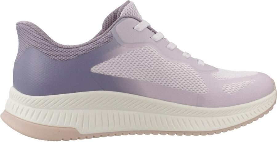 Skechers Lage Sneakers Sport Zapatillas Mujer Modèle Bobs Squad 4 Staple Look