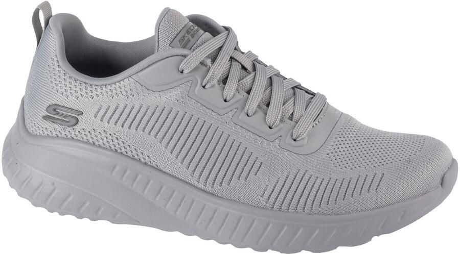 Skechers Bobs Squad Chaos Face Off Vrouwen Grijs Sneakers