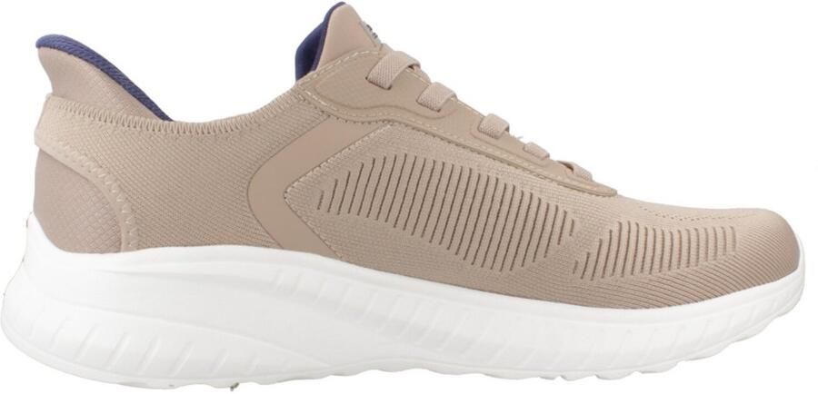 Skechers Slip-on sneakers BOBS SQUAD CHAOS-SOLID STEP instapschoen slippers sneaker om in te stappen