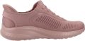 Skechers Slip-on sneakers BOBS SQUAD CHAOS-CURRENT MUSE Vrijetijdsschoen geschikt voor machinewas - Roze