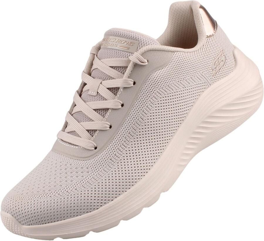 Skechers Bobs Squad Waves Current Look Schoenen Beige Vrouw