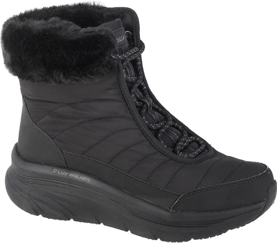 Skechers D'Lux Walker Winter Solstice 167388-BBK Vrouwen Zwart Laarzen Sneeuw laarzen
