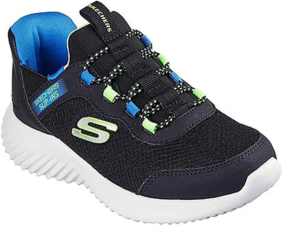 Skechers Slip-Ins: Bounder Brisk-Burst 403822L-BBLM voor meisje Zwart Sneakers Sportschoenen - Foto 2