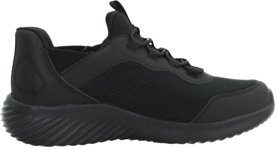 Skechers Bounder Brisk-Burst Kindersneakers Zwart Comfort & Stijl voor Dagelijks Gebruik - Foto 2