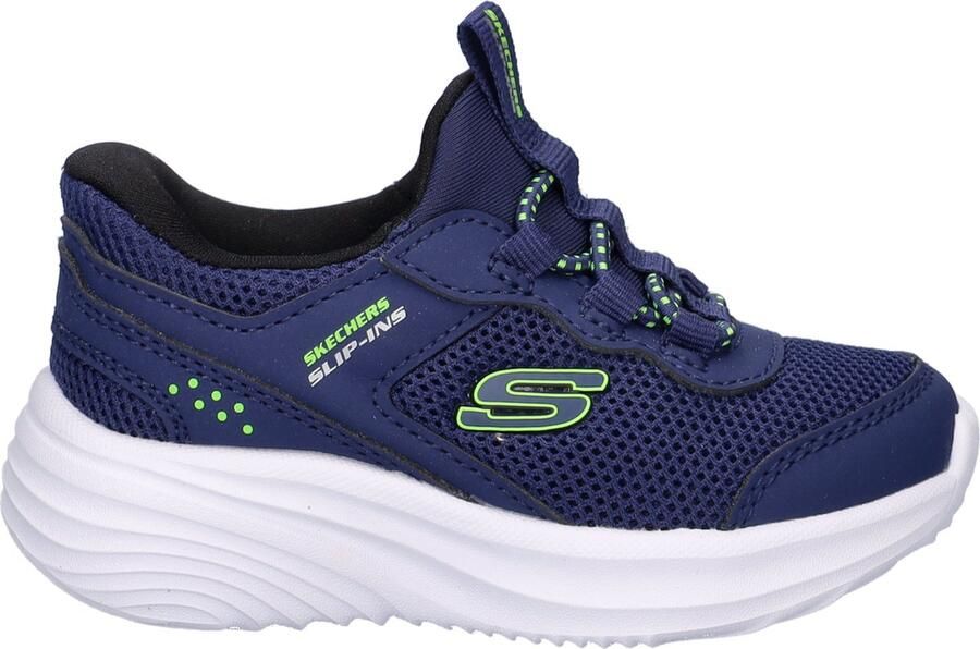 Skechers Bounder Pro jongens sneaker Donkerblauw