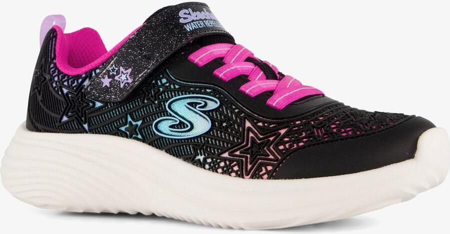 Skechers Bounder Pro meisjes sneakers zwart roze
