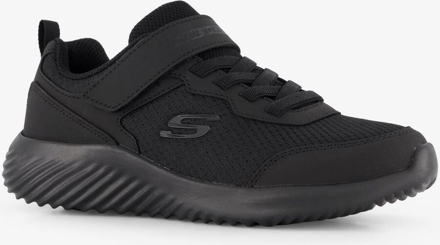 Skechers Bounder Techrox kinder sneakers zwart