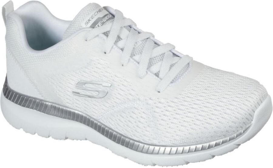 Skechers BOUNTIFUL QUICK PATH 12607-WSL Female White Comfortable Shoes Female 12607-WSL White
