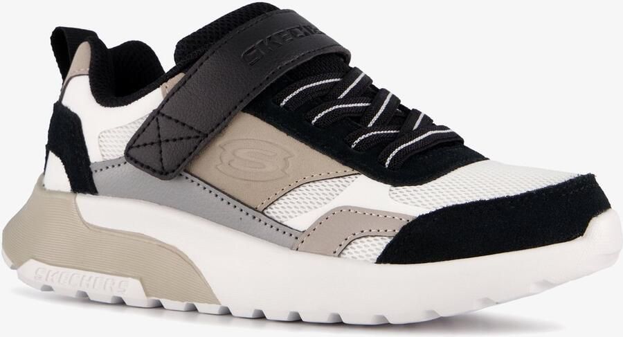 Skechers Boys SKX-225 jongens sneakers zwart beige