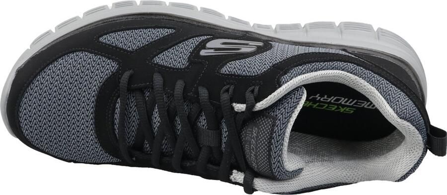 Skechers Burns-Agoura heren sneakers grijs Extra comfort Memory Foam - Foto 4