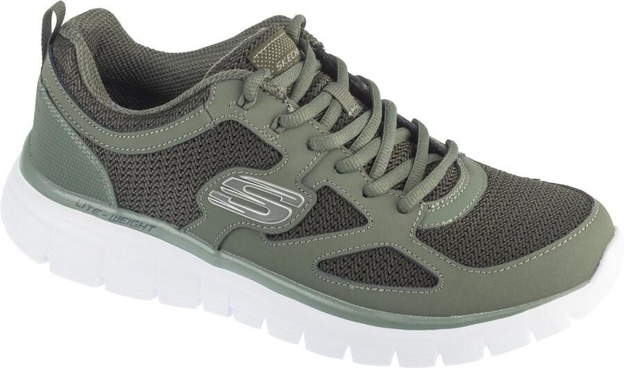 Skechers Burns-Agoura Mannen Groen Sneakers
