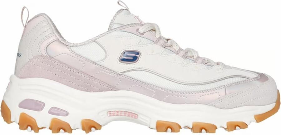 Skechers Buty Damskie D'LITES DAZZLING SHINE 150556-LTPK Różowe sneakers dames roze
