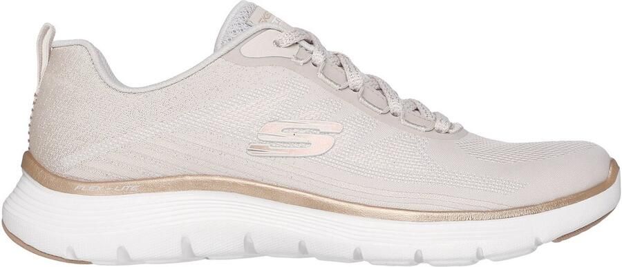 Skechers Buty Damskie FLEX APPEAL 5.0 ELEGANT GLOW Beżowe sneakers dames beige
