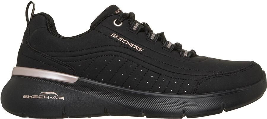 Skechers Buty Damskie SKECH-AIR DYNAMIGHT 2.0 MODERN GLIMPSE 150373-BKRG Czarne Sneakers Dames Zwart