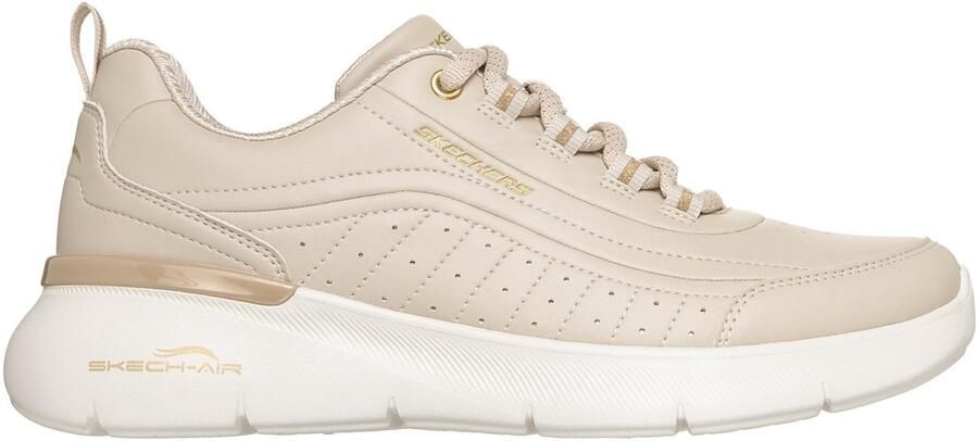 Skechers Buty Damskie SKECH-AIR DYNAMIGHT 2.0 MODERN GLIMPSE 150373-NTGD Beżowe sneakers dames beige