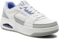 Skechers Sneakers UNO COURT-COURTED STYLE skaterschoen retro sneaker met memory foam - Wit