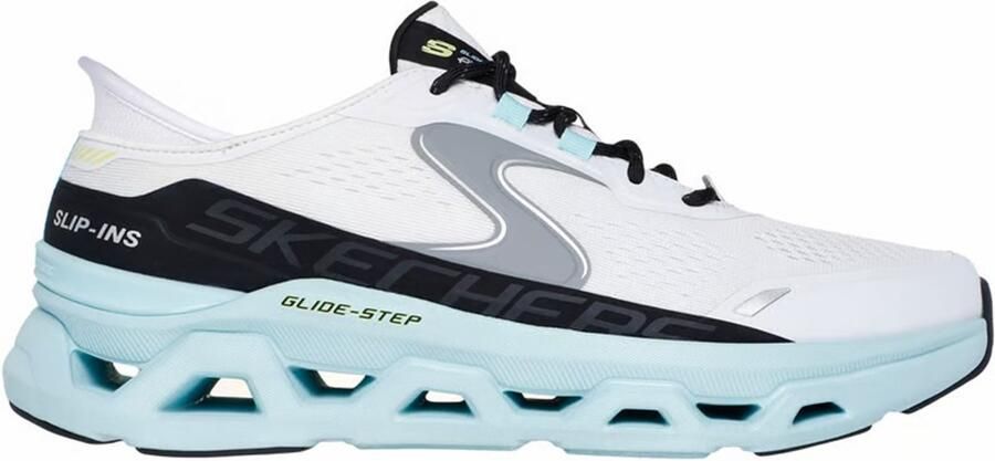 Skechers Buty Męskie GLIDE-STEP ALT WBL Białe sneakersy męskie białe rozmiar