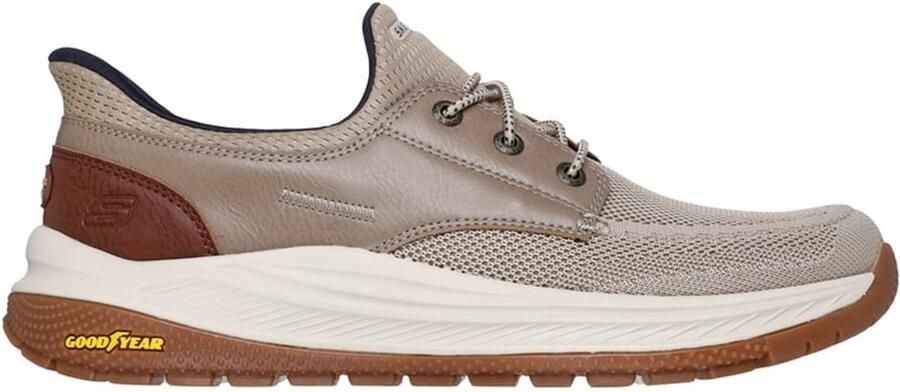 Skechers Buty Męskie MEROE ALDEN 205467-TPE Beżowe