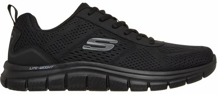 Skechers Buty Męskie TRACK LESHUR 232758W-BBK Czarne sportieve sneaker heren zwart