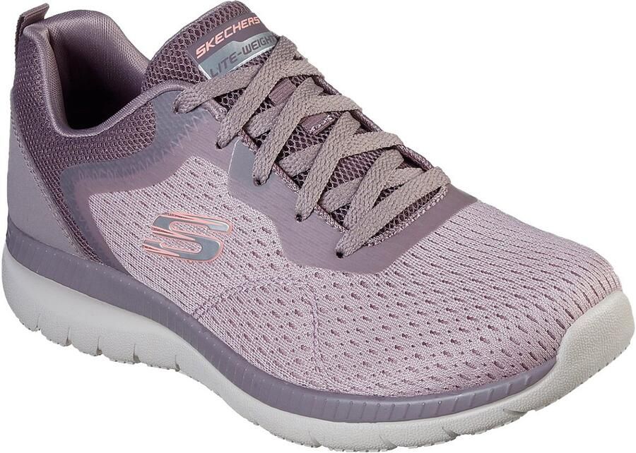 Skechers Bountiful Quick Path 12607-LAV Vrouwen Roze Sneakers Sportschoenen