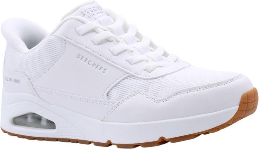 SKECHERS Sneakers laag 'Slipper Herren 183022 WHT Echtleder in weiß' wit - Foto 8