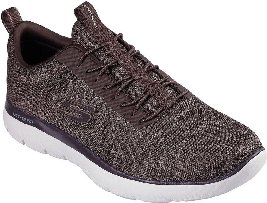 Skechers Slip-on sneakers SUMMITS- slippers vrijetijdsschoen lage schoen met elastische veters - Foto 2