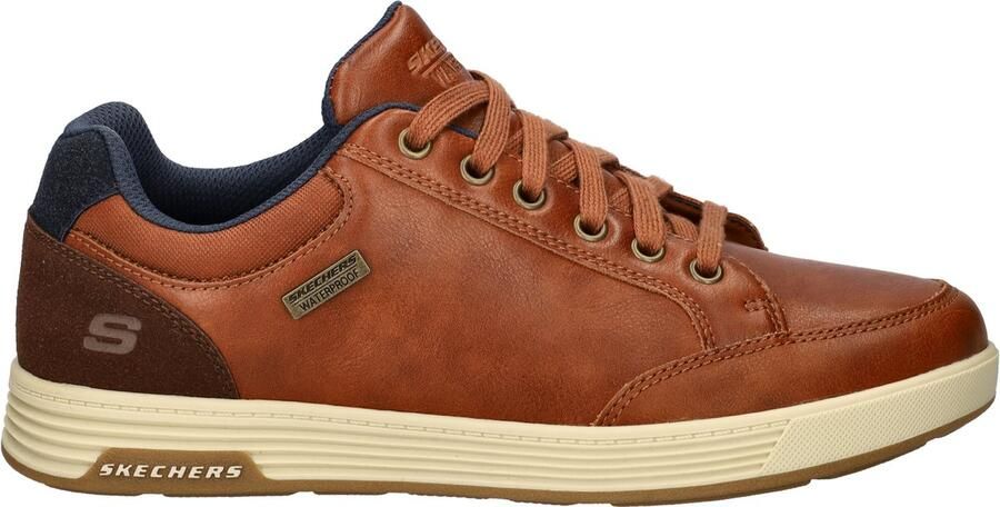 Skechers Cavell Sparkman 210944-LUG Mannen Bruin Sneakers Sportschoenen - Foto 4